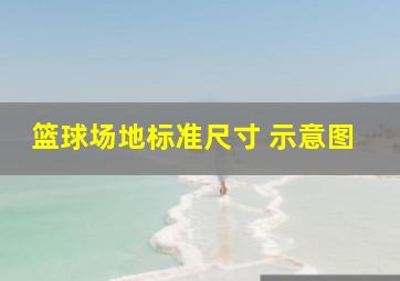 篮球场地标准尺寸 示意图